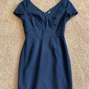 Navy work dress